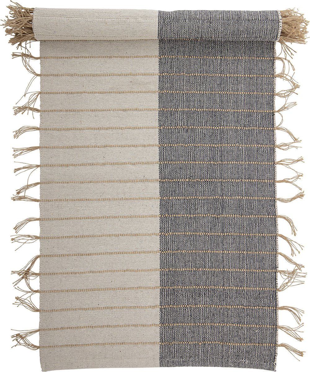 Bloomingville – Aciano-Teppich – Beige – Baumwolle