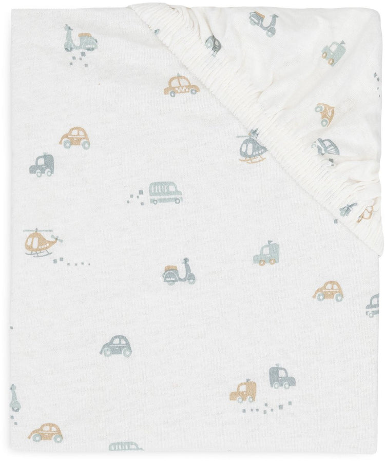 Jollein Baby – Spannbettlaken Jersey 40 50 x 80 90 cm – Babybett – weiche Baumwolle – für unterwegs