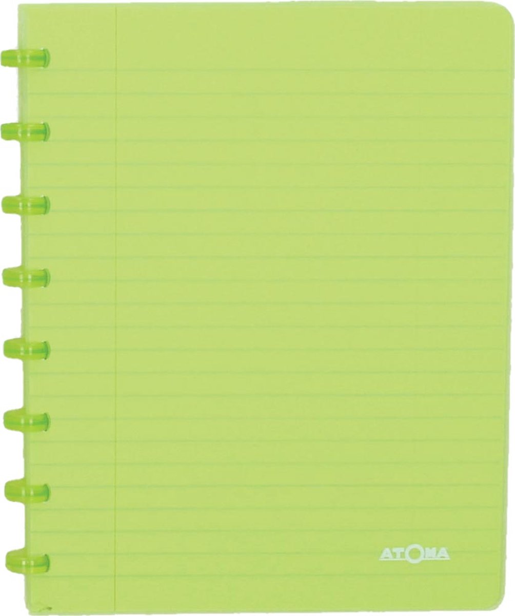 Atoma Notizbuch trendy A5 Q5 grün rot lila