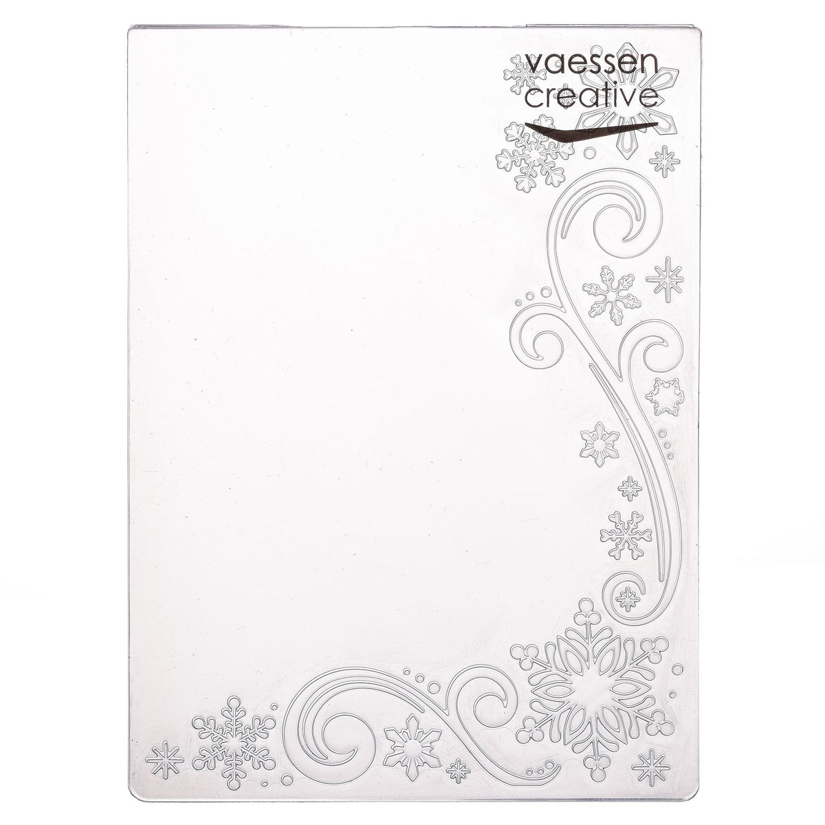 Vaessen creative • Prägefolder Schneeflocken und dekorative Locken