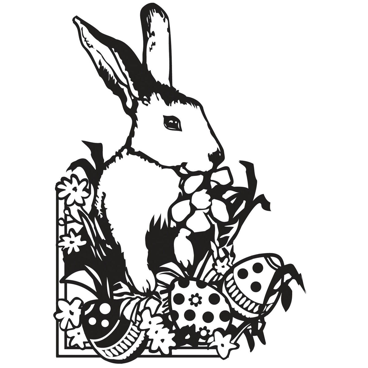Vaessen creative • Prägeschablone Osterhase