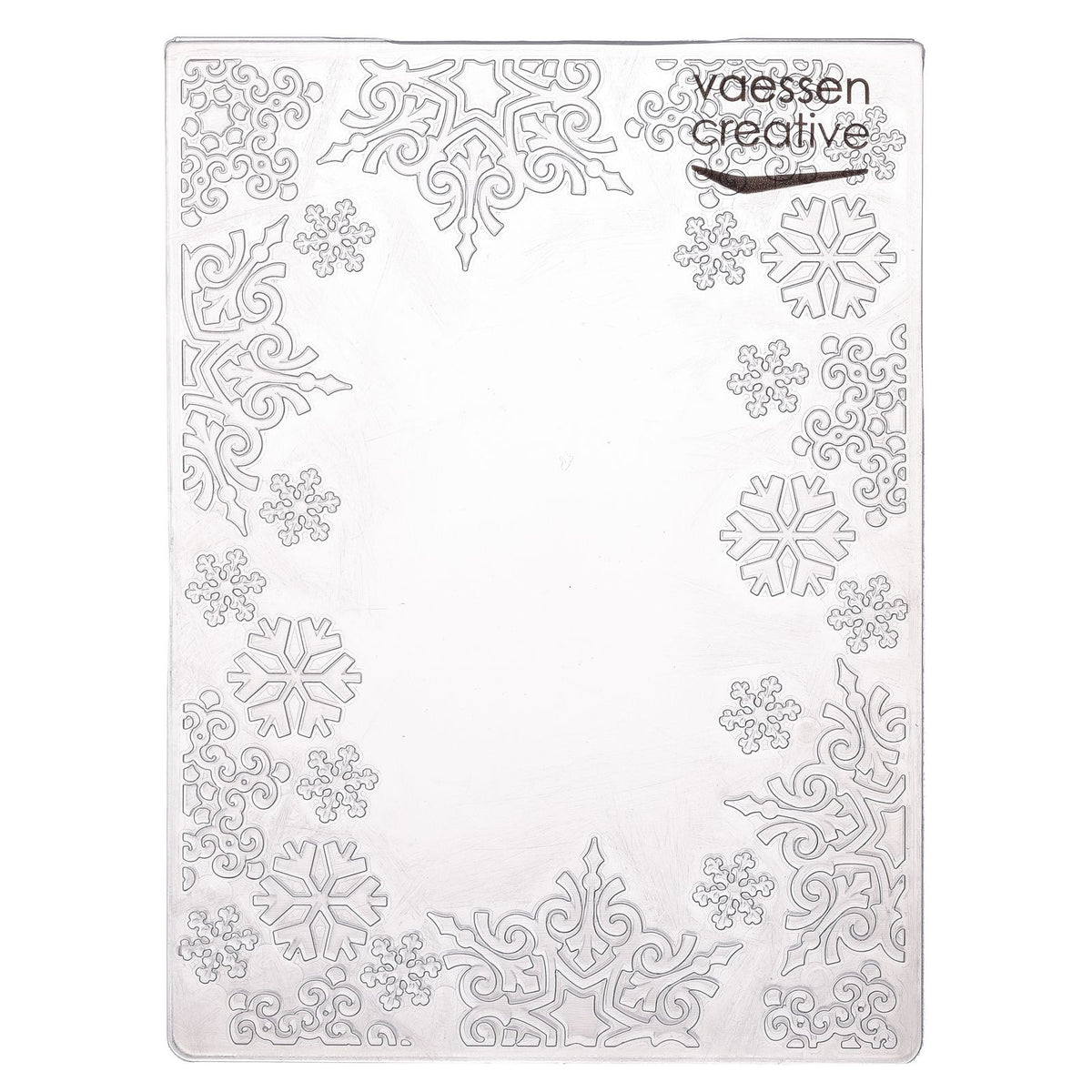 Vaessen creative • Prägeschablone Schneeflockenrahmen