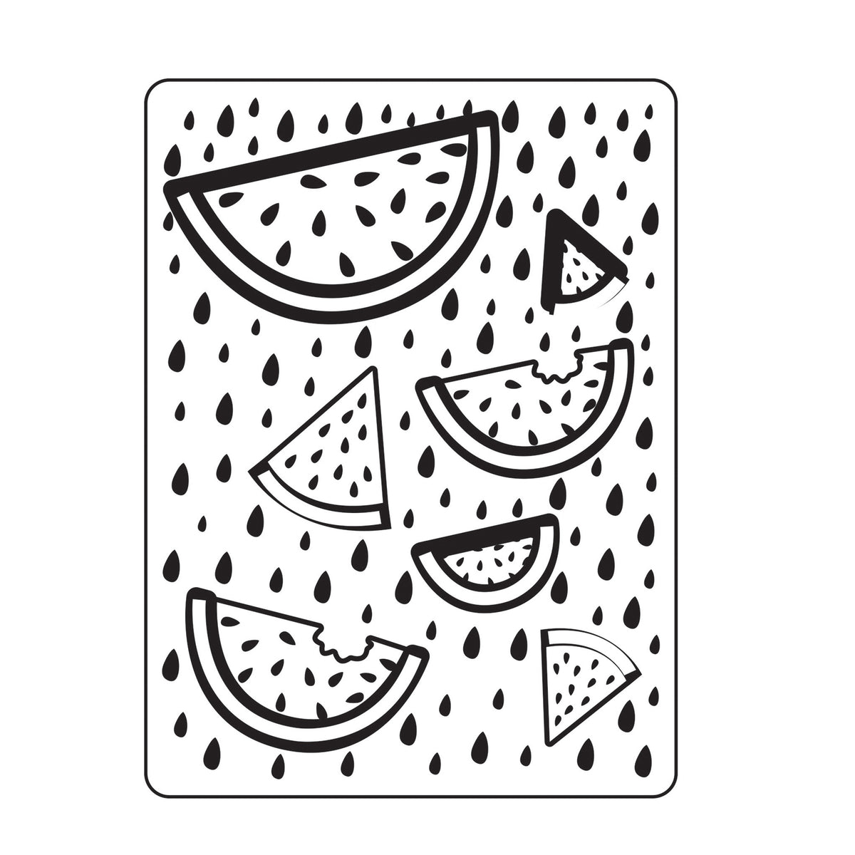 Vaessen creative • Prägeschablone Obst