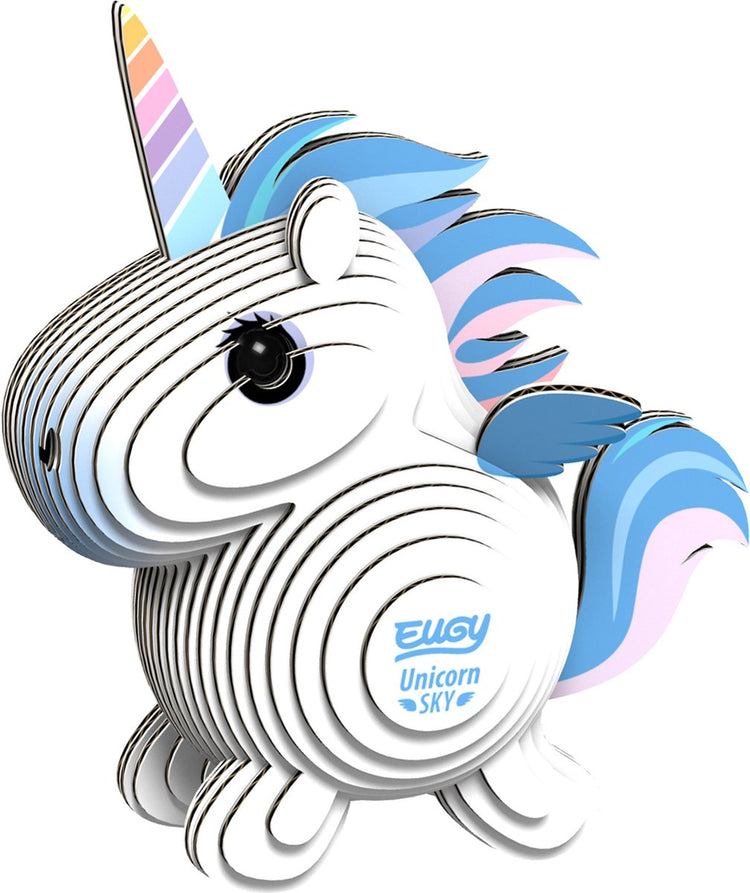 Eugy 3D-Puzzle – Einhornhimmel – Fantasiefiguren – langlebig – alle sammeln – 6 Jahre