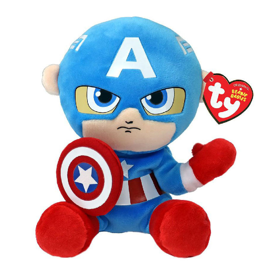 Ty Mütze Babys Captain America Soft, 15 cm