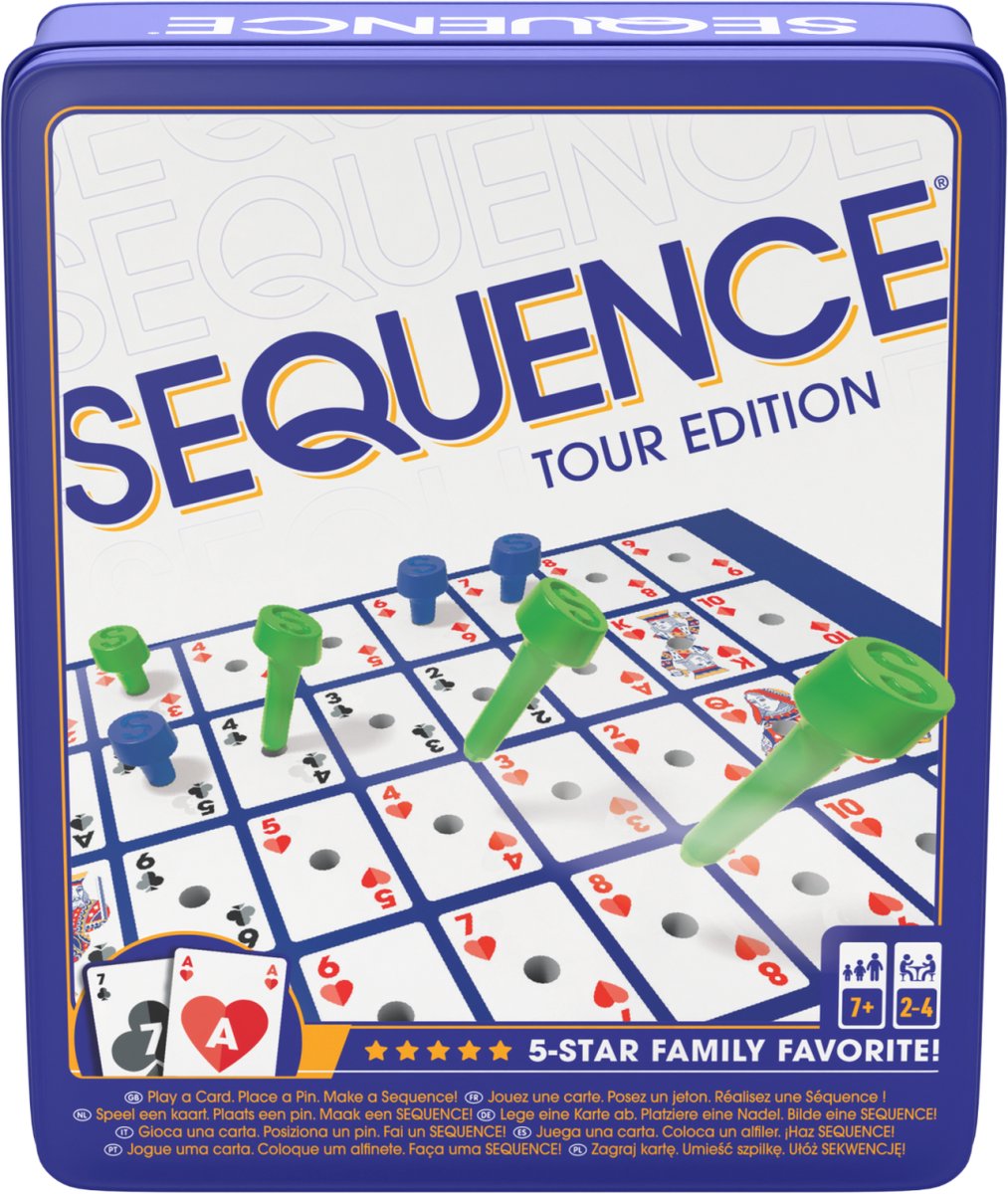 Goliath Sequence Travel (in Dose) – Brettspiel – Reiseausgabe