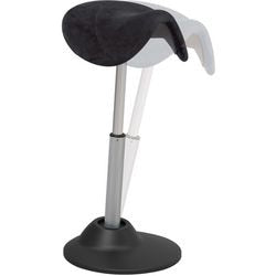 Sitz-Steh-Hocker schwarz