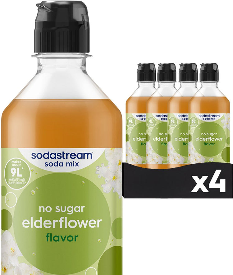 Sodastream Classics Holunderblütensirup 440 ml, geeignet für 9 l prickelndes Getränk