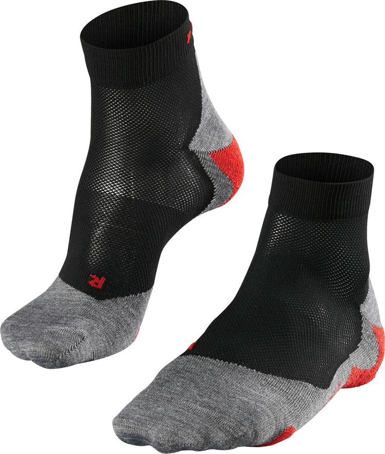 Falke ru5 kurze Anti-Blasen-Funktionsmaterial-Laufsocken Herren Schwarz - Größe 46-48