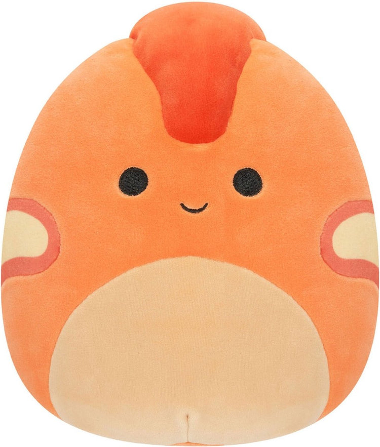 Squishmallows Squishmallow-Kuscheltier – 19 cm – Nischelle, der orangefarbene Dinosaurier