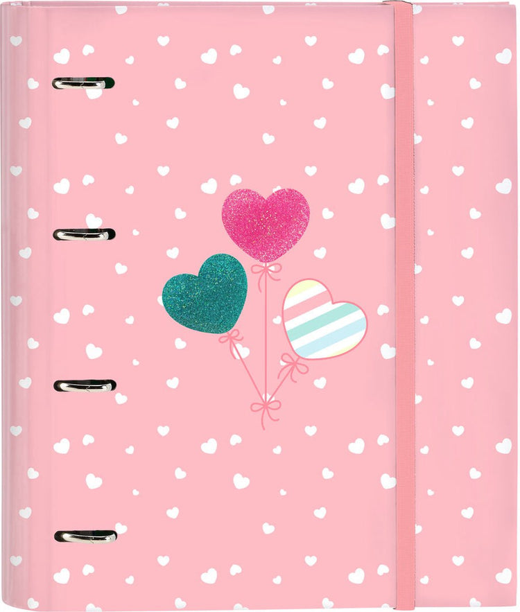 4257 Ringbuch blackfit8 Globitos 27 x 32 x 3,5 cm rosa