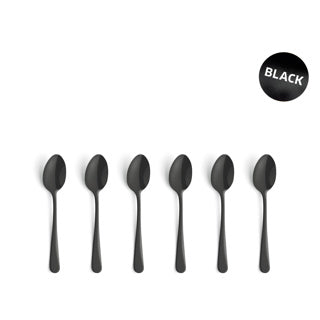 AMEFA -Teelöffel schwarze 6 Stücke