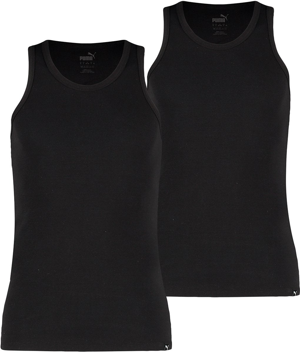 Puma Herren-Alltagsshirt – Schwarz – L – 2 Paar