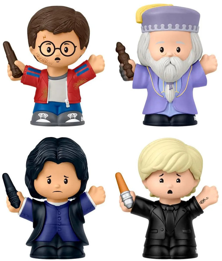 Mattel Harry Potter und der Halbblutprinz Fisher-Price Little People Collector Minifiguren 4er-Pack 7 cm große Minifiguren