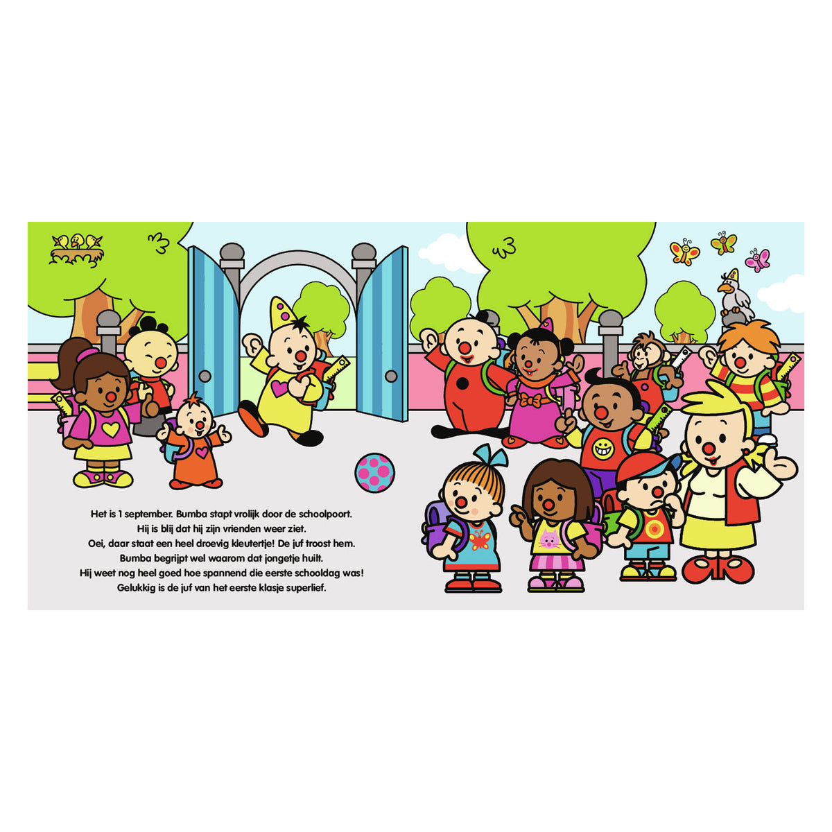 Bumba Kartonboek - Schule