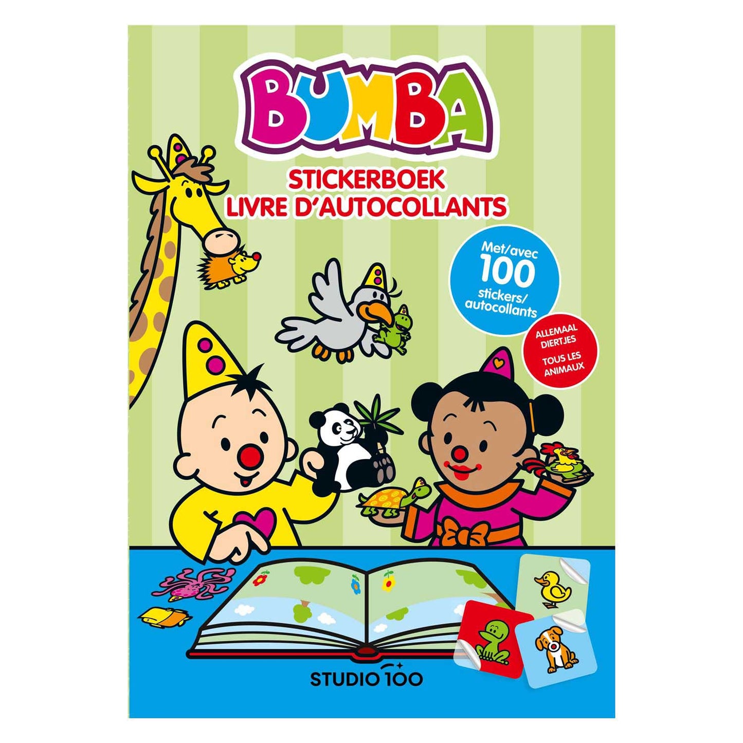 Studio 100 Bumba Stickerbuch – Tiere