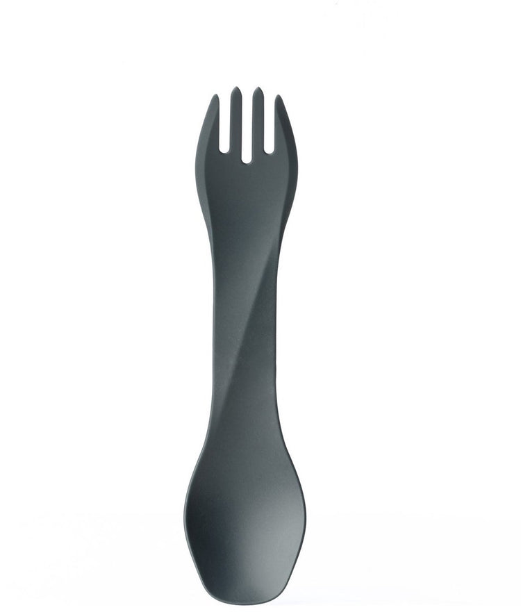 Human Gear – Gobites Bio – wiederverwendbar – Besteck – Spork – Dunkelgrau – Campingbesteck