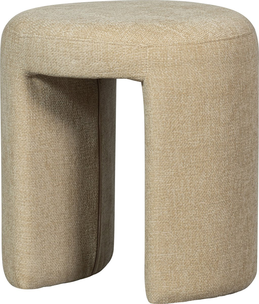 Wood Charlie Hocker – Chenille – Natur – 47 x 45 x 45
