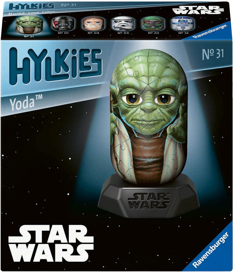 Ravensburger 3D-Puzzle Hylkies Star Wars Yoda - 54 Teile.