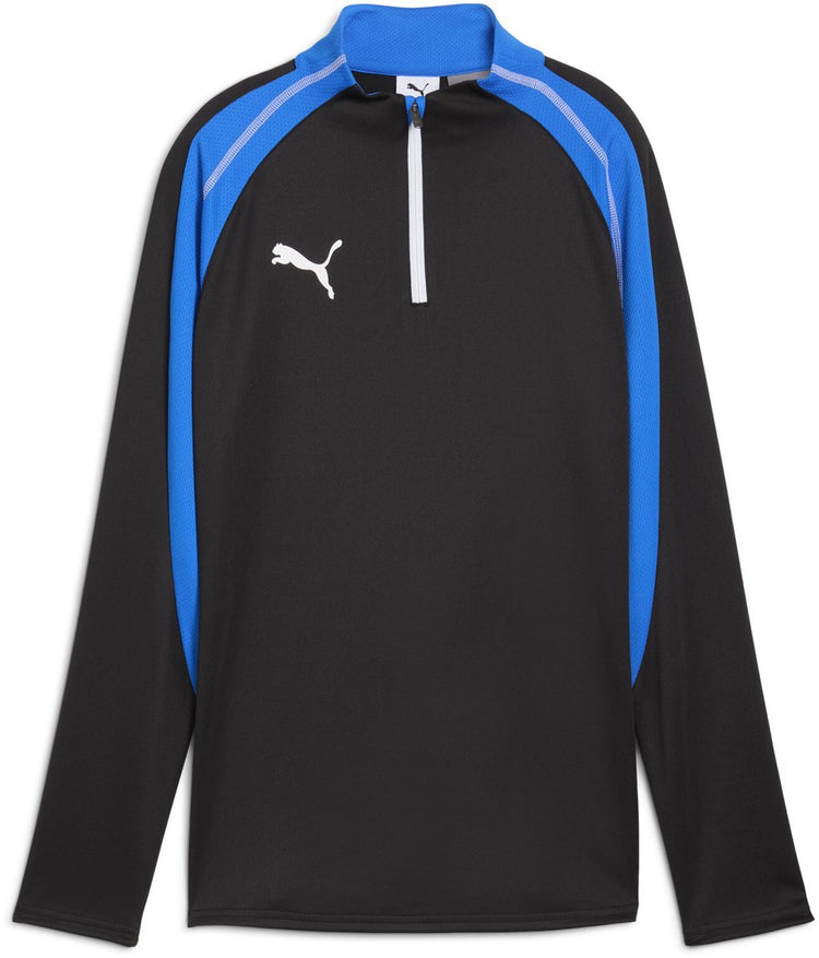 Puma individualblaze 1 4 Zip-Top Damen-Sportshirt – Schwarz-Weiß-Racing Blue