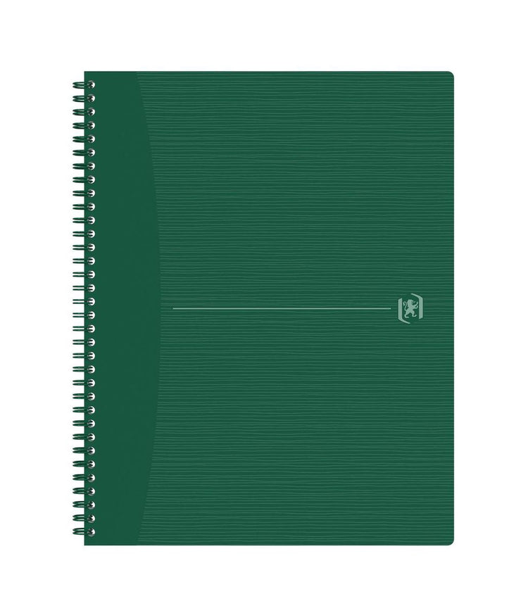 Oxford Origins – nachhaltiges Notizbuch – A4+ – kariert 5 mm – 70 Blatt – grün