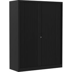 Rolltorschrank chs160120 schwarz 120 x 45 x 160 cm
