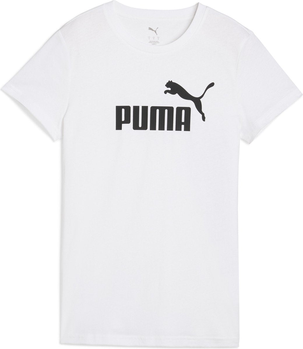 Puma ess Nr. 1 Logo Tee Damen Sportshirt - weiß