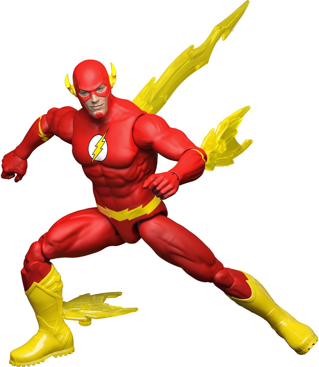 Mattel DC Premier The Flash Actionfigur von 16,5 cm – mit 22 Artikulationspunkten