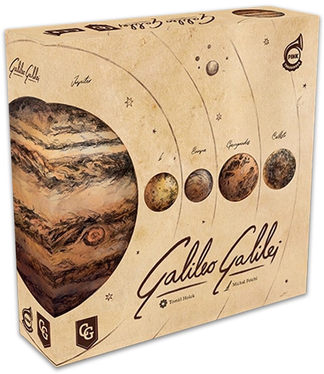 Asmodee Galileo Galilei – Spiel im Euro-Stil – Entdecken Sie Planeten und Galaxien