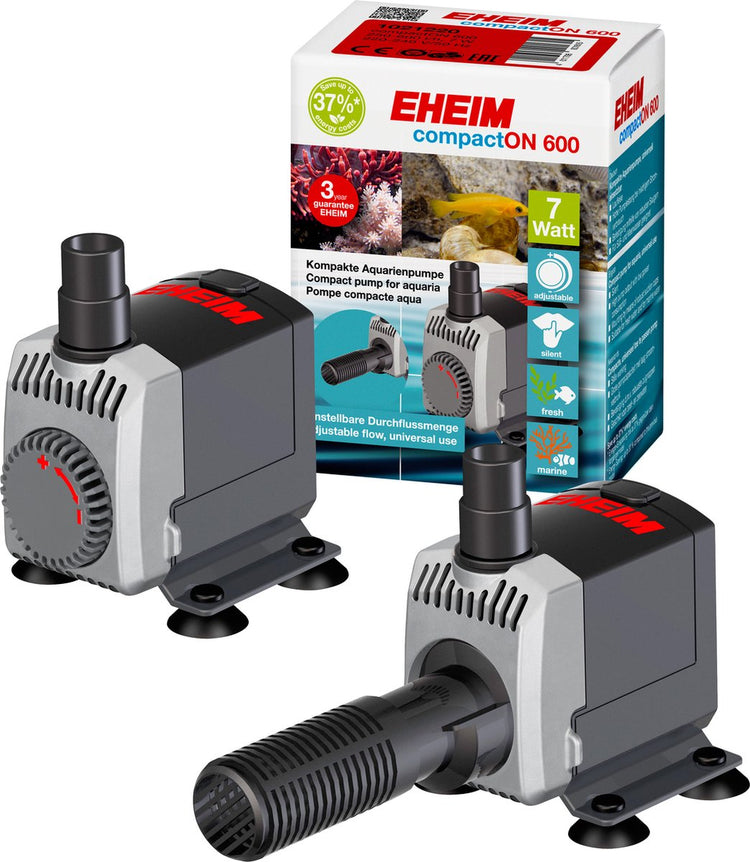 Eheim Pumpe Compacton 600 9,7x12x7,4 cm 250-600 l schwarz 250 l h
