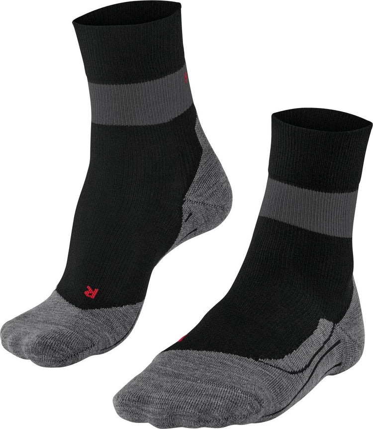 Falke Ru Stabilisierende Laufsocken aus Lyocell-Funktionsmaterial mit Kompressionsfunktion Damen Schwarz – Größe 37-38