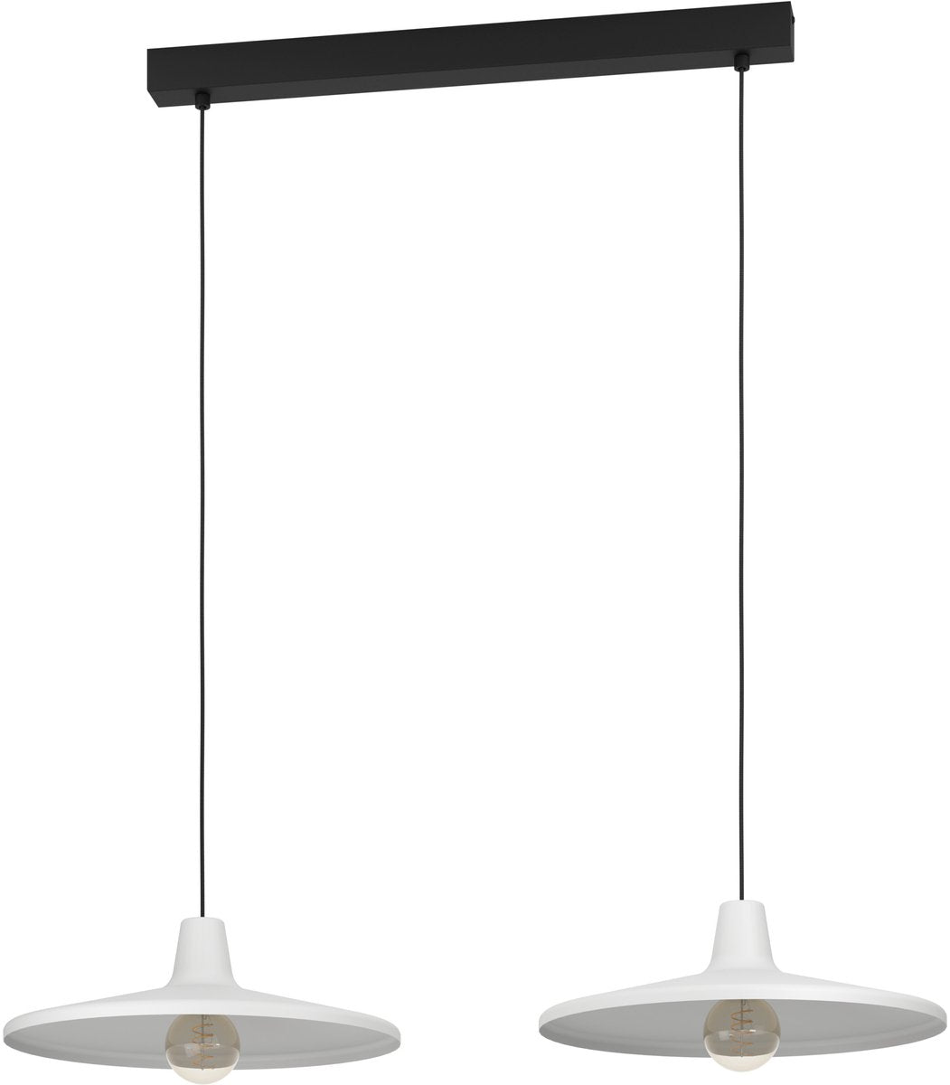 Eglo Miniere Hängelampe – E27 – 99,5 cm – grau schwarz