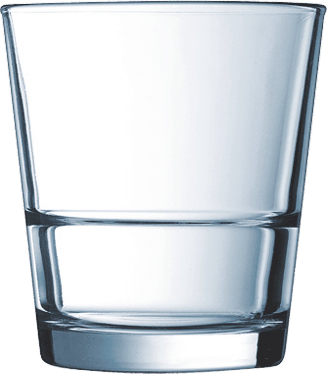 Arcoroc Stapelbecher Wasserglas 32 cl, Set mit 12 Stück
