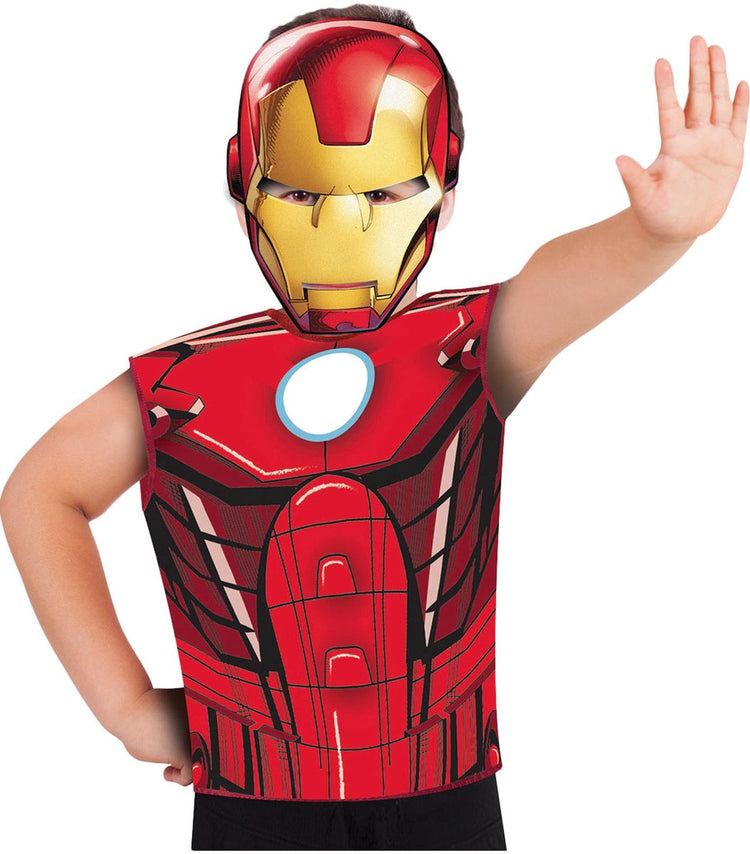 Rubies France Iron Man™ T-Shirt und Maske für Kinder – Kostüm