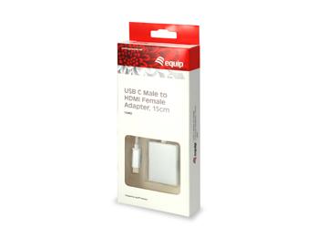 Ausrüstungsausrüstung 133452 USB -Typ -C -Mann zum HDMI -weiblichen Adapter, 15 cm