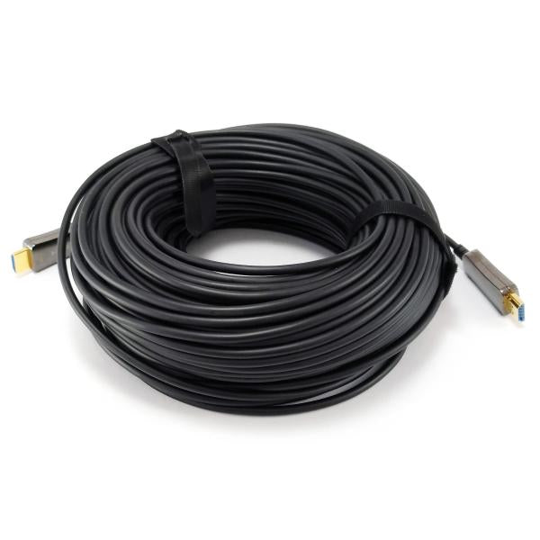 Ausrüstungsausrüstung 119433 HDMI 2.0 Active Optical Cable, HDMI Typ A -> HDMI Typ A3D, 18 Gbit S, 100 m, Schwarz
