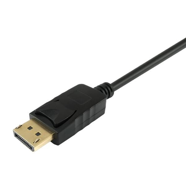 Ausrüstungsausrüstung 119390 DisplayPort an HDMI -Kabel, DisplayPort -> HDMI, männlich, geradlinig, 2m, schwarz