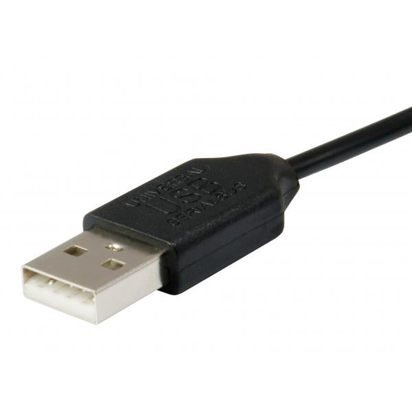 Ausrüstungsausrüstung 128952, 4-Port-Reise-USB-Hub, USB 2,0, 480 Mbit, Plastik, Schwarz