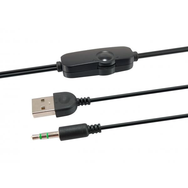 Ausrüstungsausrüstung 245330 Mini USB -Lautsprecher, 2,0 Kanäle, Kabel, 3 W, 90 20 Hz, 40 O, Schwarz