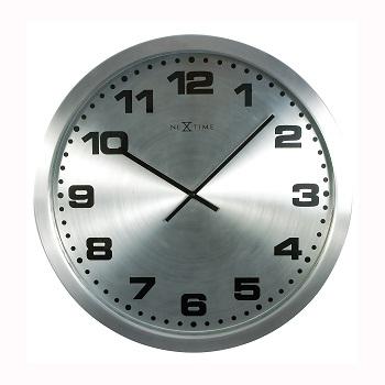 Nächste Zeit Nächstemime KLOK 2906ZW Mercure, Ø25 cm, Wand, Silber