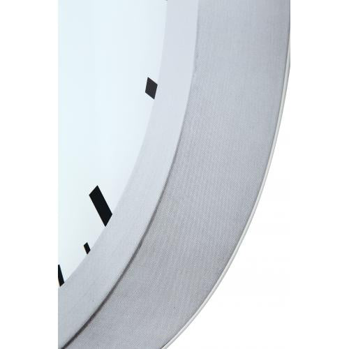 NÄCHSTEMIMMER NOCH NOTHIME KLOK 3031 STRIPE, 25x35,2 cm, Wand, weiß