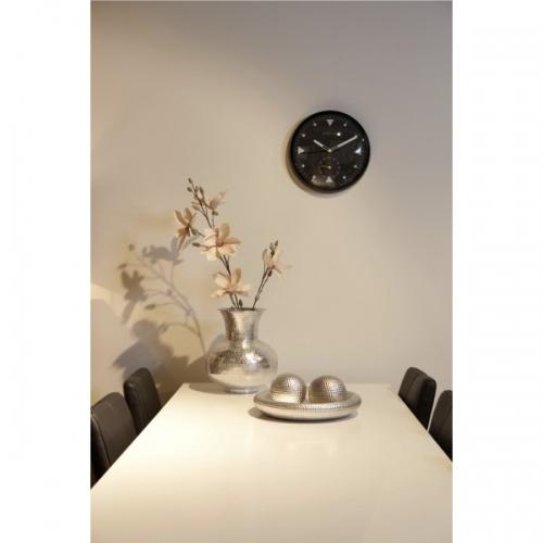 Nächste Zeit Nächstemime KLOK 3049 Seriiat Black, Ø32 cm, Wand, Schwarz