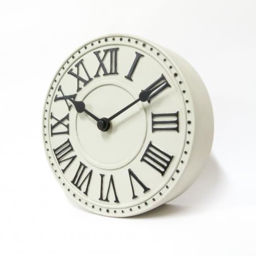NEXTIME NEXTIME KLOK 5187WI London Tisch, Ø16 cm, Wand, Weiß Schwarz+B32