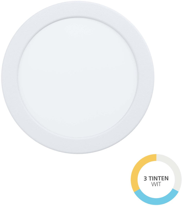 Eglo fueva 6 Einbaustrahler - Outdoor-Badezimmer - LED - ø 16,8 cm - Weiß - einstellbares weißes Licht (Warm-, Neutral- und Tageslicht)
