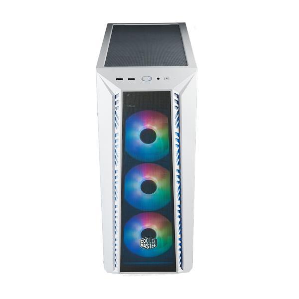 Cooler Master Cooler MB520-WGNN-S01 Masterbox 520 White, ATX, Midi-Turm, transparentes Fenster von Kanten zu Kanten