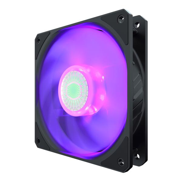 Cooler Master Cooler MFX-B2DN-18NPC-R1 AugenleLlow 120 RGB, 4-Pin, 120 mm, Gewehr, 650-1800 U / min, 8 27 DBA