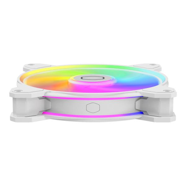 Cooler Master Cooler MFL-B4DW-16NP2-R2 Masterfan MF140 Halo2 White Edition, 140 mm, 27 DBA, 59,51 CFM, Whit