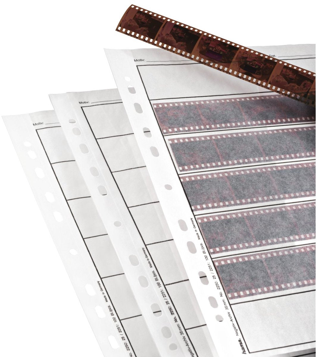 Hama negative Blätter Perg. 35mm 7x6 25 Stück