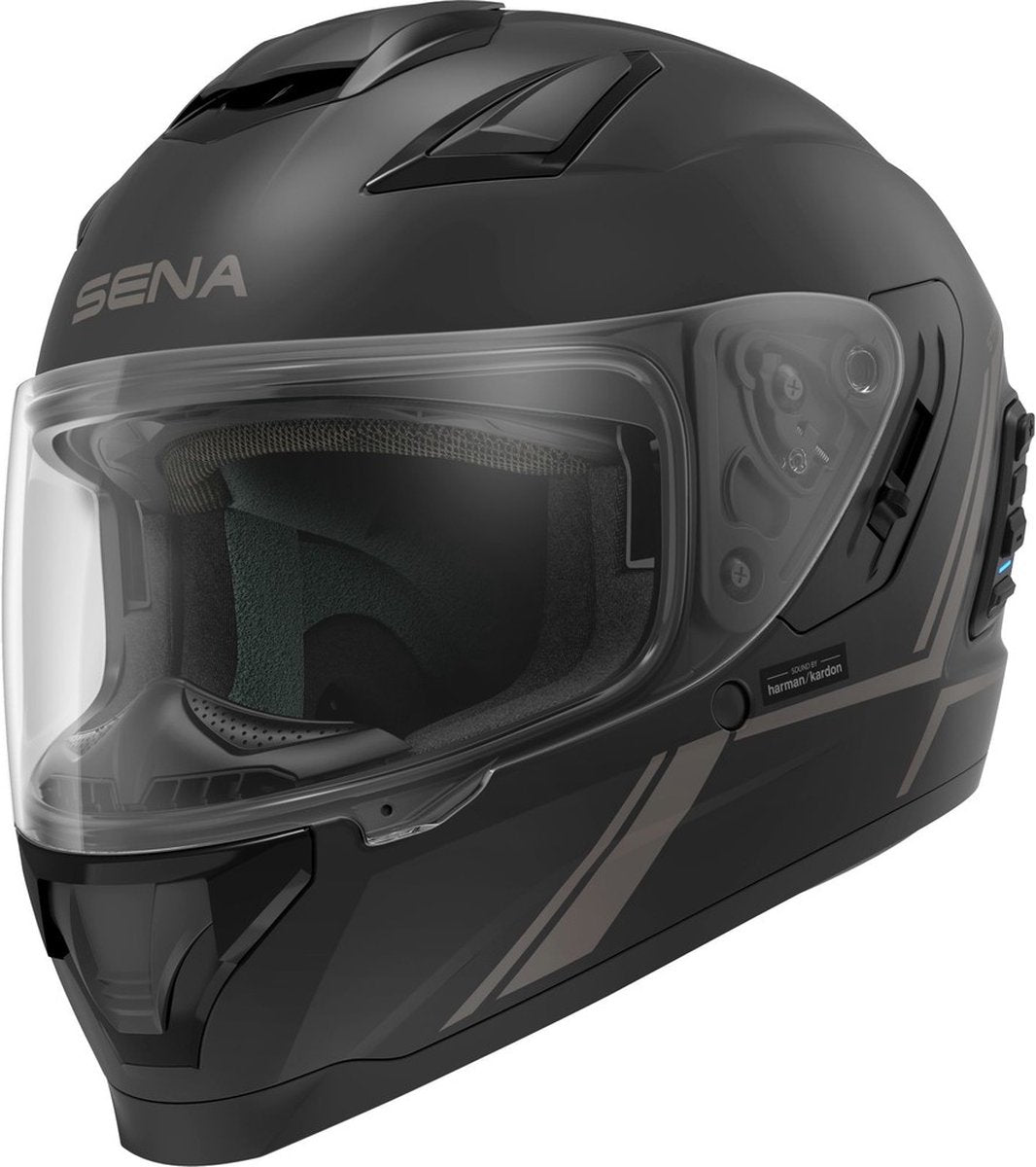 Sena Helm Stryker Mattschwarz XL - Größe XL - Helm