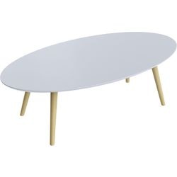 Empfangstisch Paperflow Scandi lackiertes MDF weiß